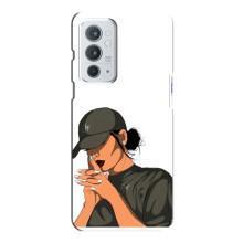 Силиконовый Чехол на OnePlus 9RT с картинкой Стильных Девушек – В зеленом