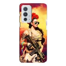 ЗСУ Чохли (TPU) для OnePlus 9RT – Жінка солдат
