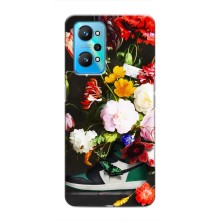 Брендновые Чехлы для Realme GT Neo 2 - (PREMIUMPrint) (Nike цветы)