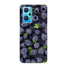 Чехлы с Фруктами для Realme GT Neo 2 (VPrint) (Ежевика)