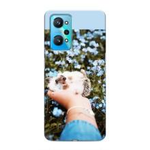 Чохли з зображенням різних тварин на Realme GT Neo 2 (Їжачок в руці)