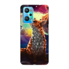 Чехлы с картинкой Лисички для Realme GT Neo 2 (VPrint) (Лисица в космосе)