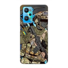 Чехлы с картинкой ЗСУ для Realme GT Neo 2 (AlphaPrint) (Воин ВСУ)