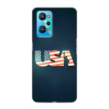 Чехол Флаг USA для Realme GT Neo 2 (USA)