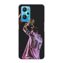 Чехол Месси футболист для Realme GT Neo 2 – Месси с кубом