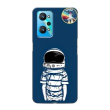 Чехол NASA для Realme GT Neo 2 (AlphaPrint) (Мальчик в шлеме)