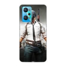 Силиконовый чехол с картинкой "Герой Pubg" на Realme GT Neo 2 – Пабг