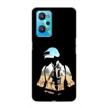 Силиконовый чехол с картинкой "Герой Pubg" на Realme GT Neo 2 – Пубг мен