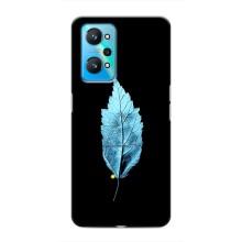 Чехол с картинками на черном фоне для Realme GT Neo 2 – Листочек