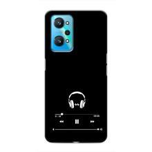 Чехол с картинками на черном фоне для Realme GT Neo 2 – Плеер