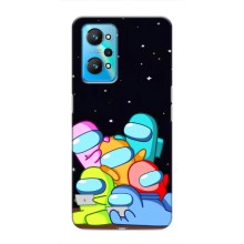 Чохли Амонг Ас для Realme GT Neo 2 (AlphaPrint) (Скіни в космосі)