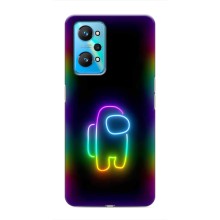 Чохли Амонг Ас для Realme GT Neo 2 (AlphaPrint) (Яскравий скін)