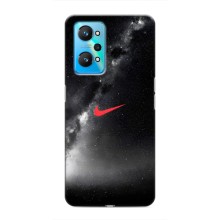 Чехол для Realme GT Neo 2 - с принтом Найк (AlphaPrint) (Найк красный)