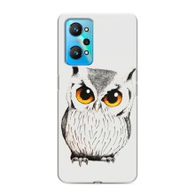 Чехол с птицами на Realme GT Neo 2 (VPrint) (Милая Сова)