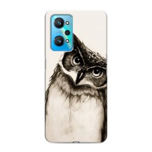 Чехол с птицами на Realme GT Neo 2 (VPrint) (Сова)