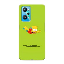 Чехол с Симпсонами для Realme GT Neo 2 (VPrint) (Барт Симпсон)
