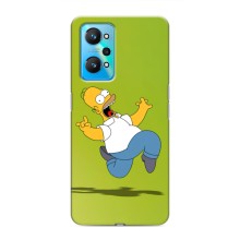 Чехол с Симпсонами для Realme GT Neo 2 (VPrint) (Гомер Симпсон)