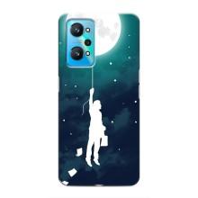 Чехол (ТПУ) с планетами на Realme GT Neo 2 – To The moon