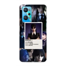 Чехлы Венсдей на Realme GT Neo 2 Уэнсдей (AlphaPrint) (коллаж Уэнздей)