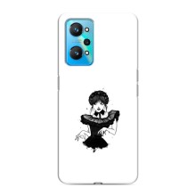 Чехлы Венсдей на Realme GT Neo 2 Уэнсдей (AlphaPrint) (танец Уэнздей)