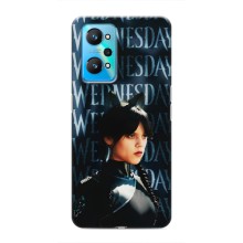 Чехлы Венсдей на Realme GT Neo 2 Уэнсдей (AlphaPrint) (Уэнздей кошка)