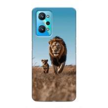 Чехол Король лев на Реалми GT Нео 2 – Мусафа и Симба