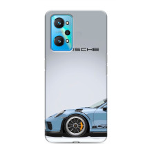 Чохол з авто Порше для Realme GT Neo 2 – Блакитний Порше
