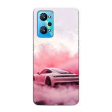 Чохол з авто Порше для Realme GT Neo 2 – Рожевий Порше