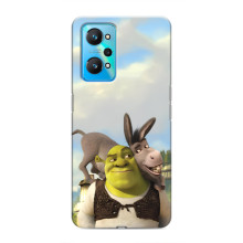 Чохол з мультфільмом Шрек на Realme GT Neo 2 – Шрек і осел