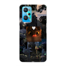 Чехол как приручить дракона на Realme GT Neo 2 – Дракон коллаж