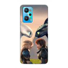 Чехол как приручить дракона на Realme GT Neo 2 – Гикавка и Астрид