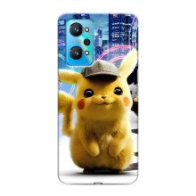 Чехол с Пикачу на Realme GT Neo 2 (Пикачу в городе)