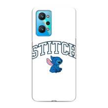 Чехол с принтом Стич на Realme GT Neo 2 – Стич лого