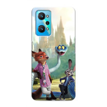 Чехол Зоотрополіс на Realme GT Neo 2 – Ник Джуди и змея