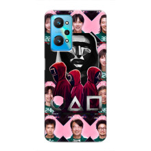 Чехол Гра в кальмара для Realme GT Neo 2 – Персонажи игры кальмара