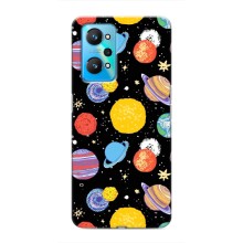 Космические Чехлы для Реалми GT Нео 2 (VPrint) (Рисованные планеты)