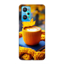 Чохол з унікальним дизайном 'Осінь з кавою' для Realme GT Neo 2 – Кава з жовтим