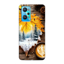 Чохол з унікальним дизайном 'Осінь з кавою' для Realme GT Neo 2 – Осінньо-зимове кава