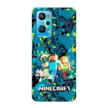 Чехлы для Realme GT Neo 2 (Персонажи Майн Крафт) (Майнкрафт)
