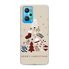 Різдвяні Чохли для Realme GT Neo 2 (VPrint) (Merry Christmas)