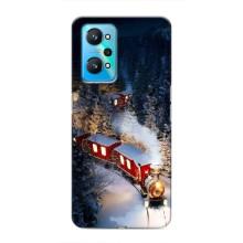 Силіконовий бампер на різдво для Realme GT Neo 2 (Потяг)