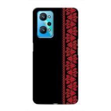 Силиконовый Чехол на Realme GT Neo 2 – Красная Вышиванка