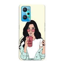 Силіконовый Чохол на Realme GT Neo 2 з картинкой Модных девушек (З напоєм)
