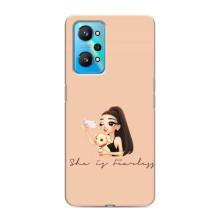 Силіконовый Чохол на Realme GT Neo 2 з картинкой Модных девушек (З собакою)
