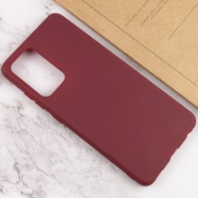 Силиконовый чехол Candy для Xiaomi Redmi Note 11E – Бордовый