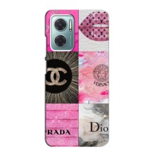 Чехол (Dior, Prada, YSL, Chanel) для Xiaomi Redmi Note 11E (Модница)