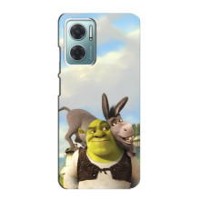 Чохол з мультфільмом Шрек на Xiaomi Redmi Note 11E – Шрек і осел