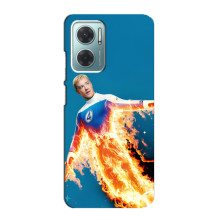 Чехол с принтом Фантастическая четверка для Xiaomi Redmi Note 11E – Человек-Факел
