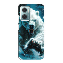 Чехол с картинкой «Хищники» для Xiaomi Redmi Note 11E – Медведь