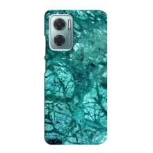 Мраморный чехол на Xiaomi Redmi Note 11E (VPrint) (Зеленый мрамор)